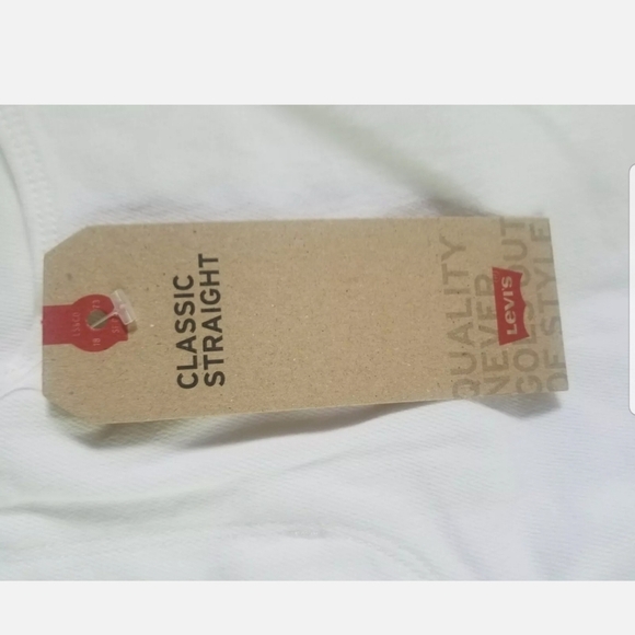 Levi's classic straight white jeans - Picture 3 of 4